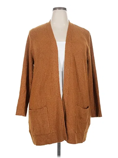 Pre-owned Pink Clover Cardigan Sweater In Brown
