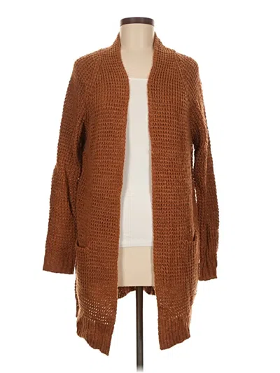 Pre-owned Pink Clover Cardigan Sweater In Brown