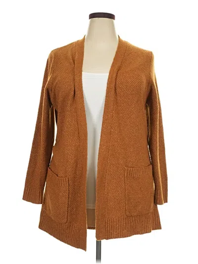 Pre-owned Pink Clover Cardigan Sweater In Brown