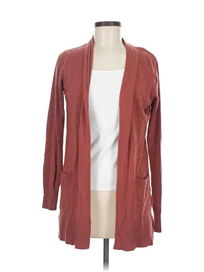 Pre-owned Pink Clover Cardigan Sweater In Burgundy