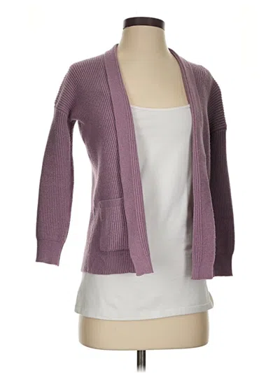 Pre-owned Pink Clover Cardigan Sweater In Purple
