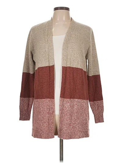 Pre-owned Pink Clover Kimono In Brown