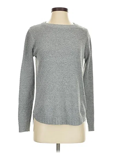 Pre-owned Pink Clover Long Sleeve Top Gray Crew Neck Tops