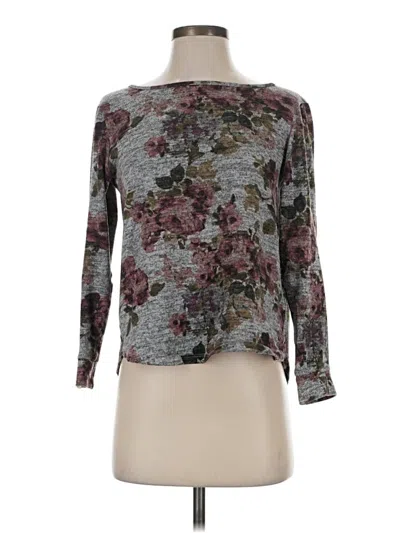 Pre-owned Pink Clover Long Sleeve T-shirt In Gray