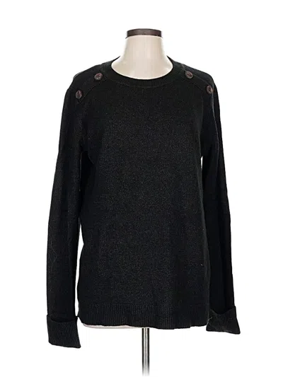 Pre-owned Pink Clover Pullover Sweater In Black