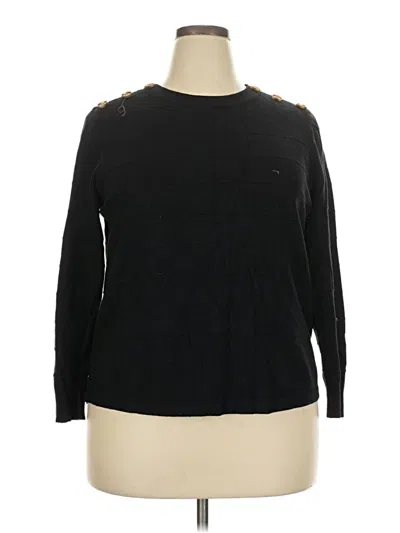 Pre-owned Pink Clover Pullover Sweater In Black