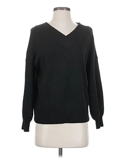 Pre-owned Pink Clover Pullover Sweater In Black