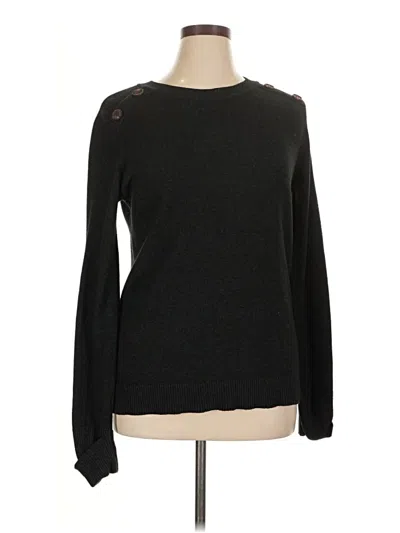 Pre-owned Pink Clover Pullover Sweater In Black