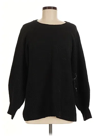 Pre-owned Pink Clover Pullover Sweater In Black