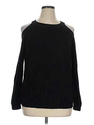 Pre-owned Pink Clover Pullover Sweater In Black