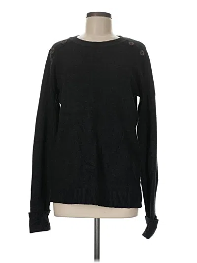 Pre-owned Pink Clover Pullover Sweater In Black