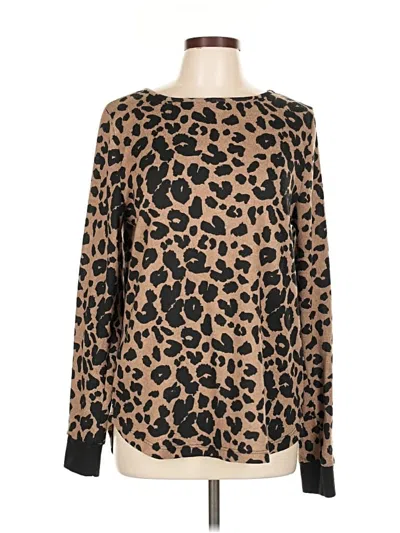 Pre-owned Pink Clover Pullover Sweater In Brown