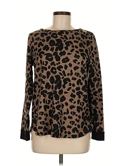 Pre-owned Pink Clover Pullover Sweater In Brown