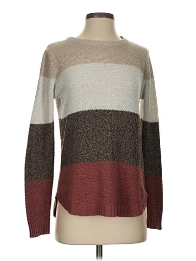 Pre-owned Pink Clover Pullover Sweater In Brown