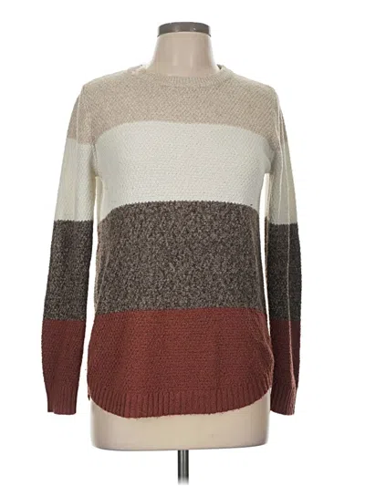 Pre-owned Pink Clover Pullover Sweater In Brown