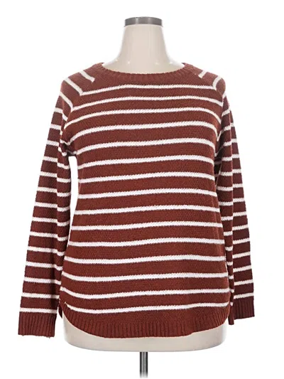 Pre-owned Pink Clover Pullover Sweater In Brown