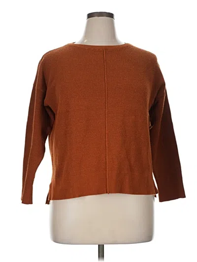 Pre-owned Pink Clover Pullover Sweater In Brown