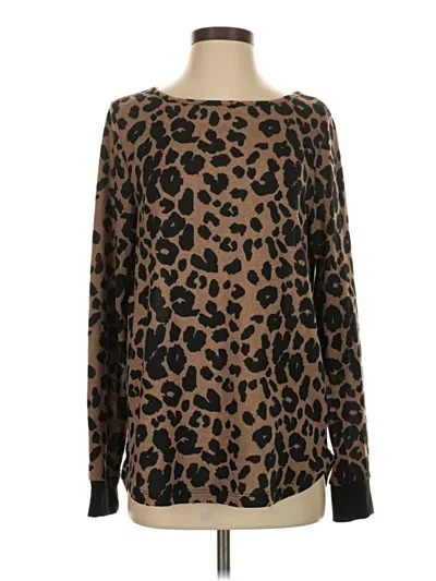 Pre-owned Pink Clover Pullover Sweater In Brown