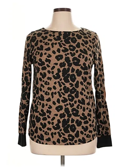 Pre-owned Pink Clover Pullover Sweater In Brown