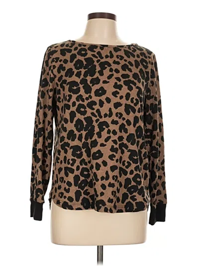 Pre-owned Pink Clover Pullover Sweater In Brown