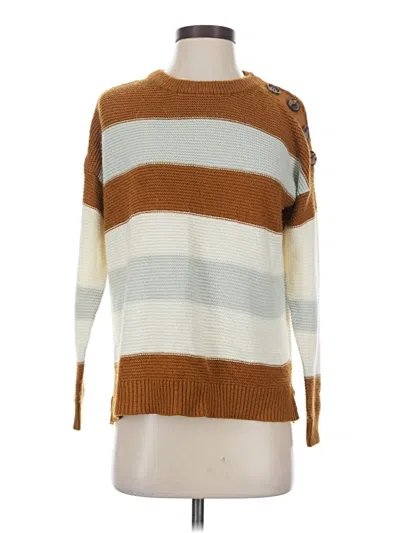 Pre-owned Pink Clover Pullover Sweater In Brown