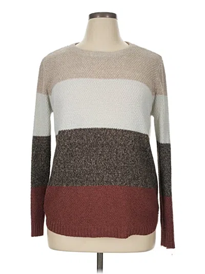 Pre-owned Pink Clover Pullover Sweater In Brown