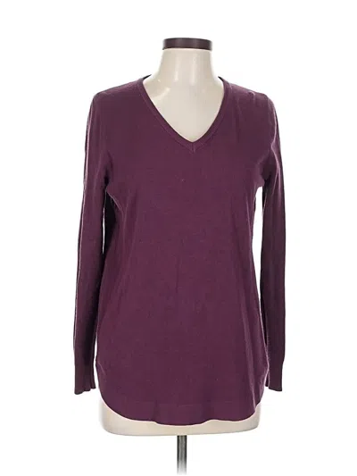 Pre-owned Pink Clover Pullover Sweater In Burgundy