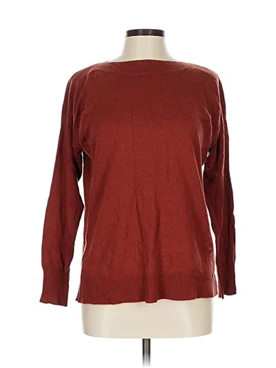 Pre-owned Pink Clover Pullover Sweater In Burgundy