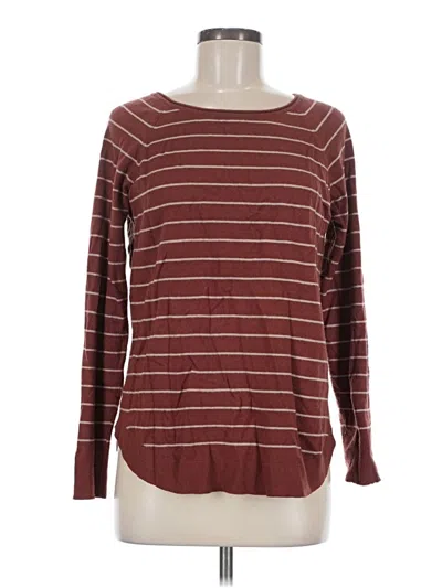 Pre-owned Pink Clover Pullover Sweater In Burgundy