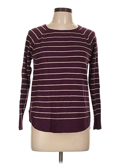 Pre-owned Pink Clover Pullover Sweater In Burgundy