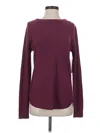 Pink Clover Pullover Sweater In Burgundy