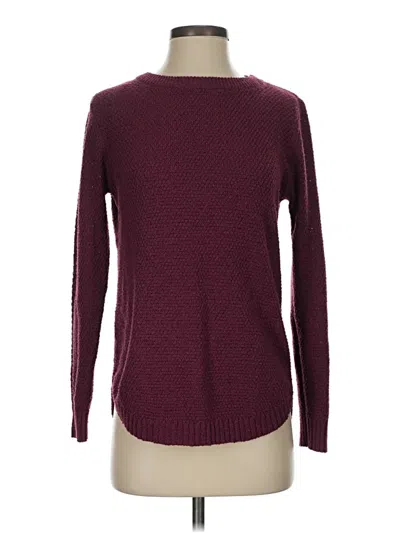 Pre-owned Pink Clover Pullover Sweater In Burgundy