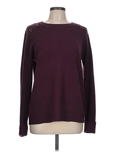 Pre-owned Pink Clover Pullover Sweater In Burgundy