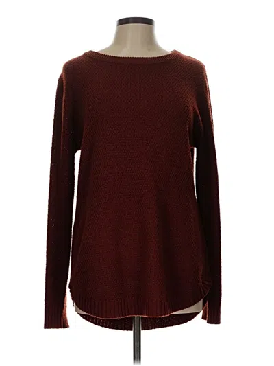 Pre-owned Pink Clover Pullover Sweater In Burgundy