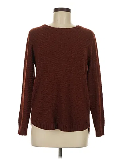 Pre-owned Pink Clover Pullover Sweater In Burgundy