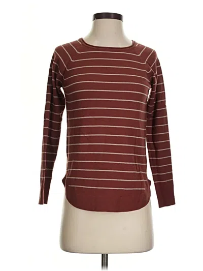 Pre-owned Pink Clover Pullover Sweater In Burgundy