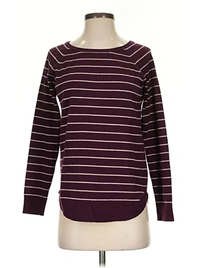 Pre-owned Pink Clover Pullover Sweater In Burgundy