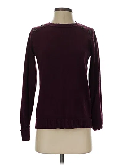 Pre-owned Pink Clover Pullover Sweater In Burgundy