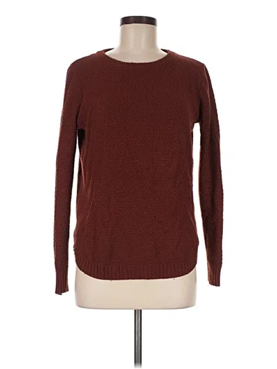Pre-owned Pink Clover Pullover Sweater In Burgundy