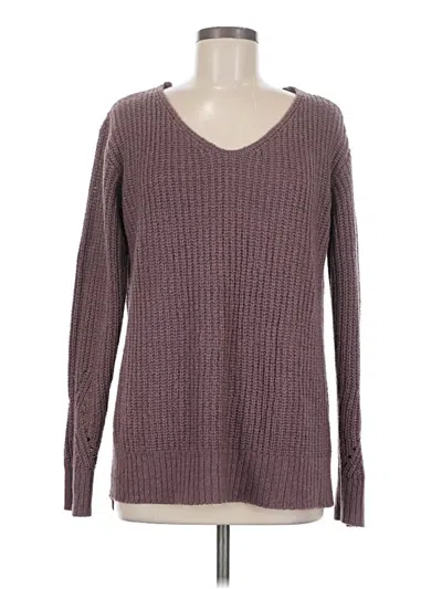 Pre-owned Pink Clover Pullover Sweater In Burgundy