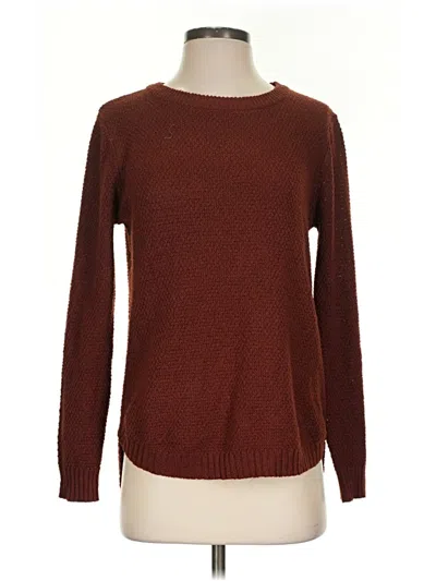 Pre-owned Pink Clover Pullover Sweater In Burgundy