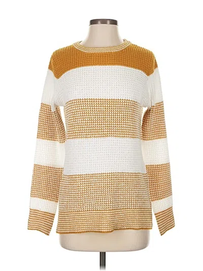 Pre-owned Pink Clover Pullover Sweater In Gold