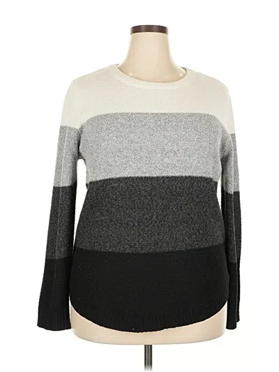 Pre-owned Pink Clover Pullover Sweater In Gray