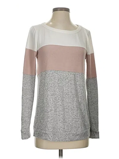 Pre-owned Pink Clover Pullover Sweater In Gray