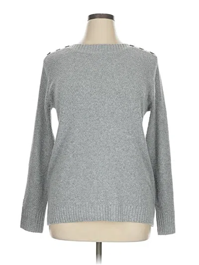 Pre-owned Pink Clover Pullover Sweater In Gray