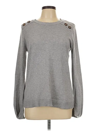 Pre-owned Pink Clover Pullover Sweater In Gray