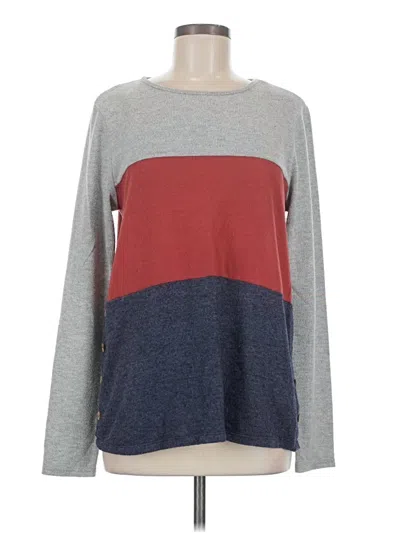 Pre-owned Pink Clover Pullover Sweater In Gray