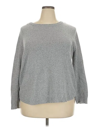 Pre-owned Pink Clover Pullover Sweater In Gray