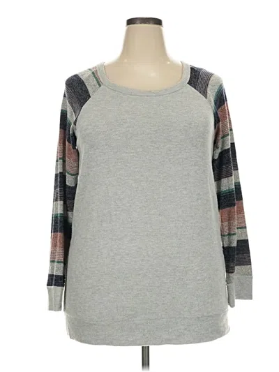 Pre-owned Pink Clover Pullover Sweater In Gray