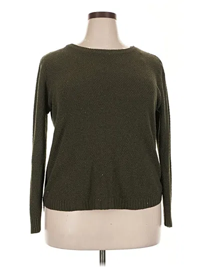 Pre-owned Pink Clover Pullover Sweater In Green